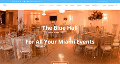Desktop Screenshot of bluebanquethallmiami.com